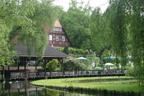 Terrasse Landgasthof Engelmannsbäke Visbek